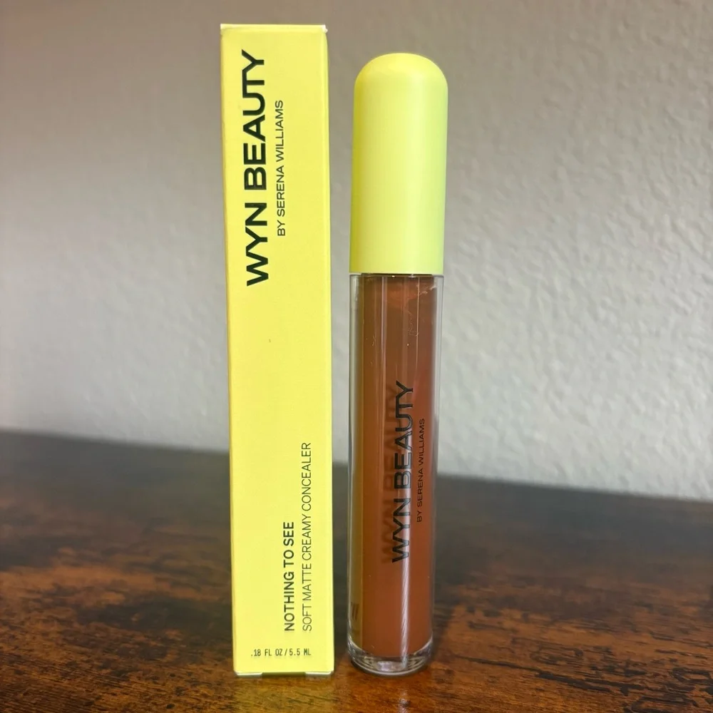 WYN Beauty Soft Matte Creamy Concealer in 510 Rise, A Rich Dark Brown Shade